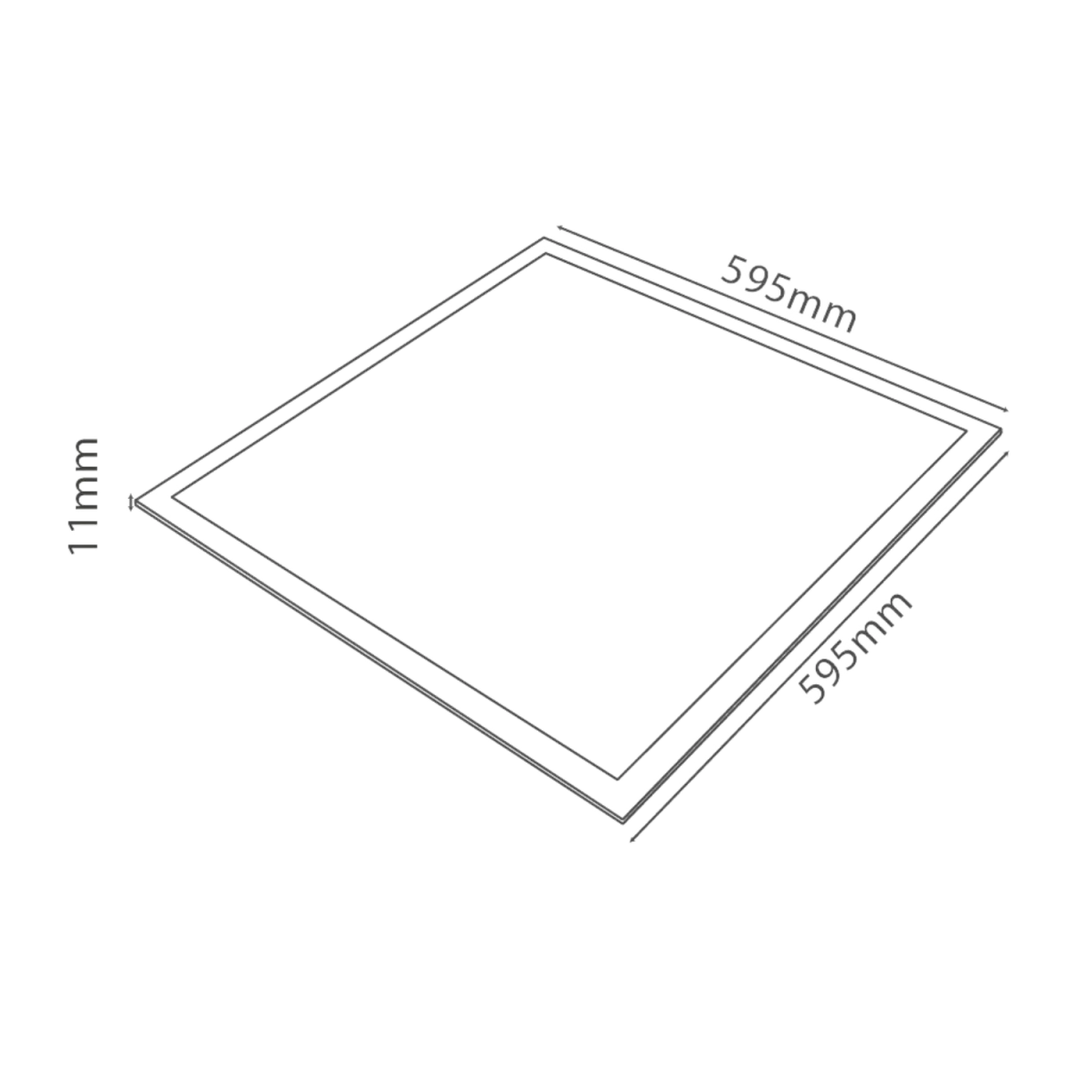 Ultralight 60x60 LED Panel Light 42W - 5-year warranty (WL-PL59542) - Image 5