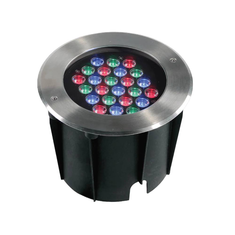 Ultralight RGB In-Ground Light 31W IP67 24Cm (JRD2-24)