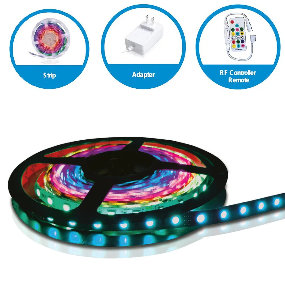 Ultralight RGB Outdoor Strip Light 220Vdc 5M (SMD5050-120P)
