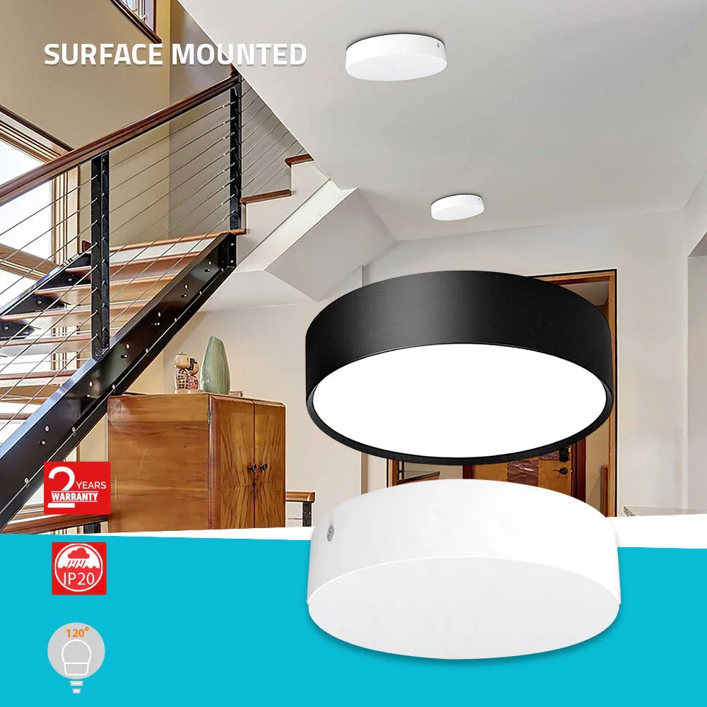 Ultra Light Circular Surface Ceiling Light (QH1229-RD) | LED Round Ceiling Light - Image 4