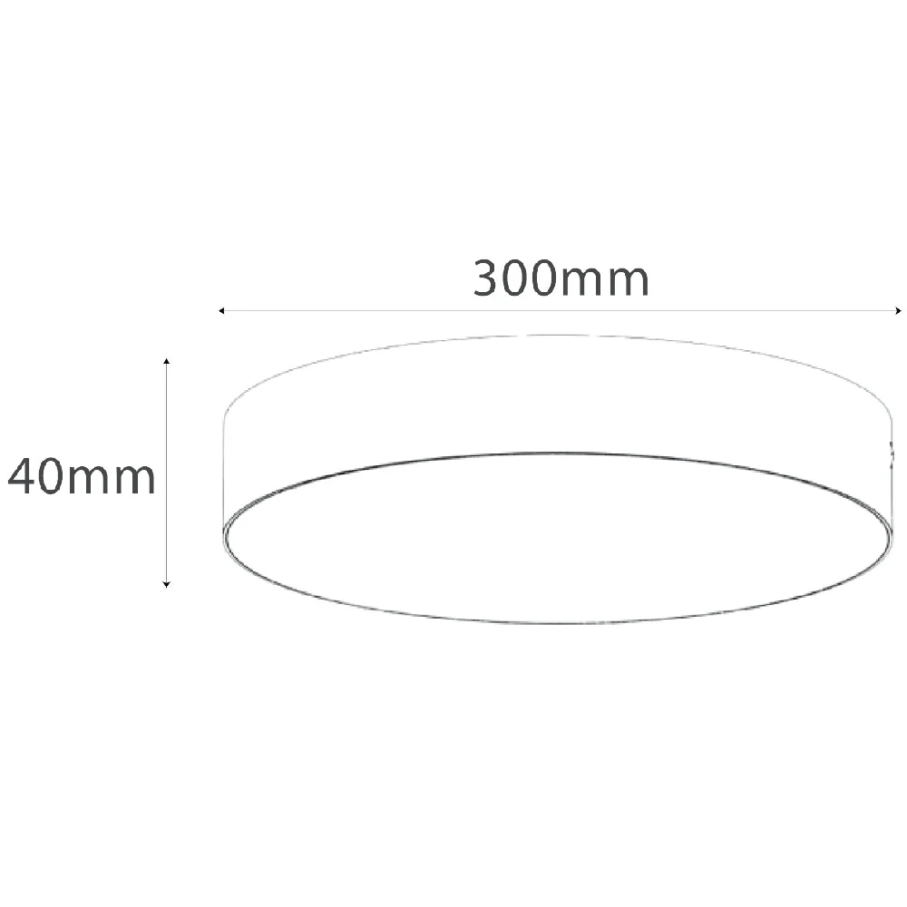 Ultra Light Circular Surface Ceiling Light (QH1229-RD) | LED Round Ceiling Light - Image 7