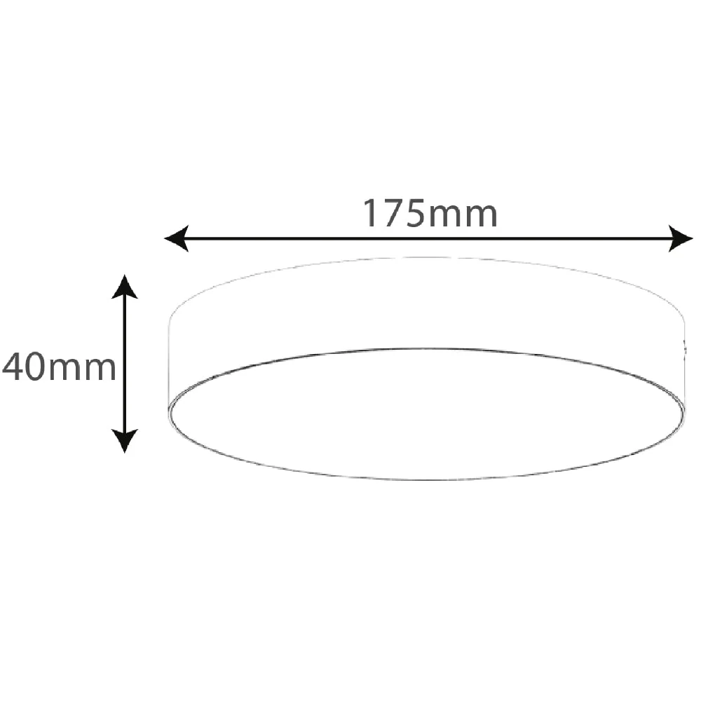 Ultra Light Circular Surface Ceiling Light (QH1229-RD) | LED Round Ceiling Light - Image 9