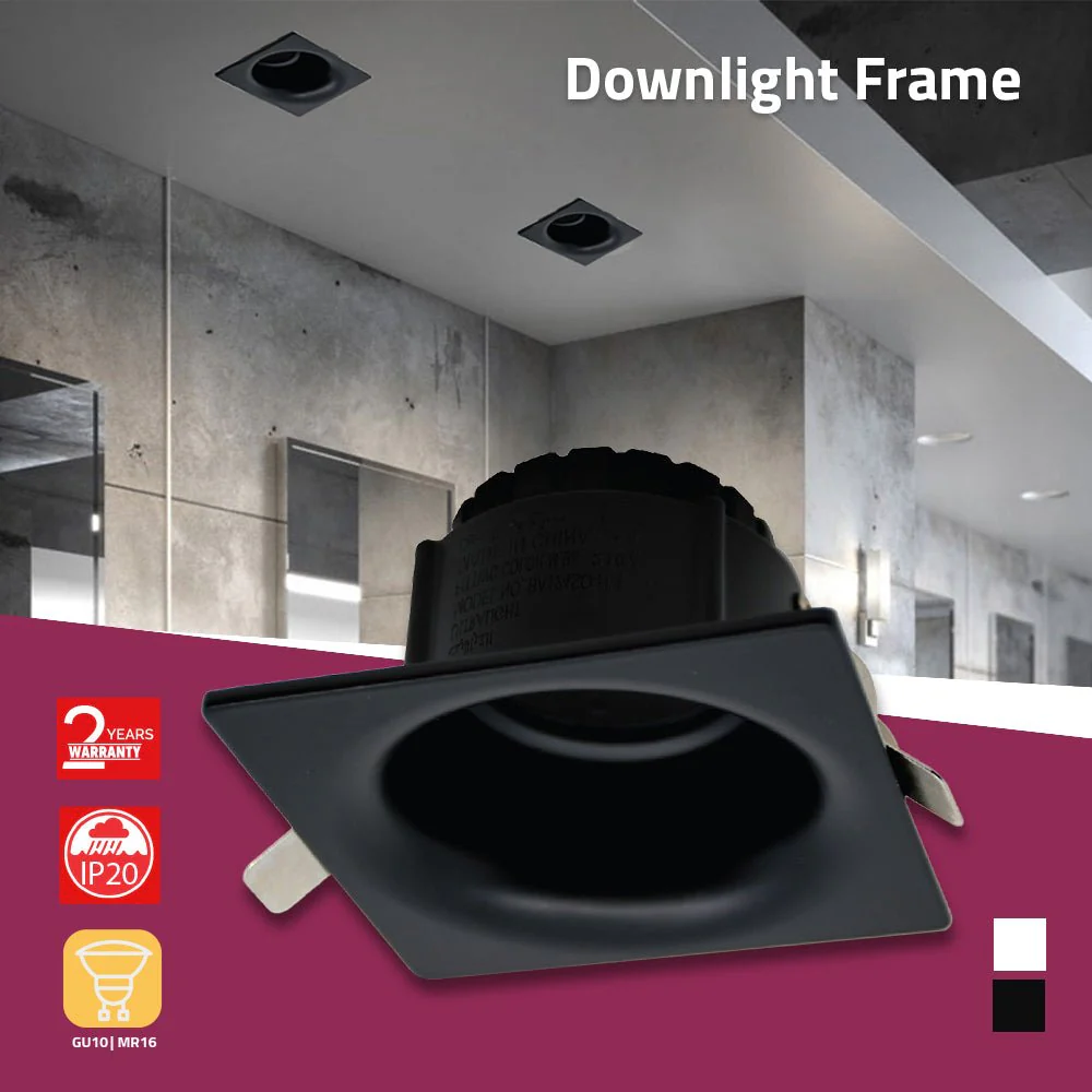 Ultralight Single Downlight Square (BA124) - Image 4