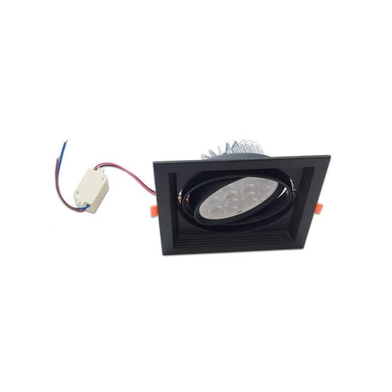 Ultralight Single Downlight Square AR111 Frame (BR819-1) - Image 2