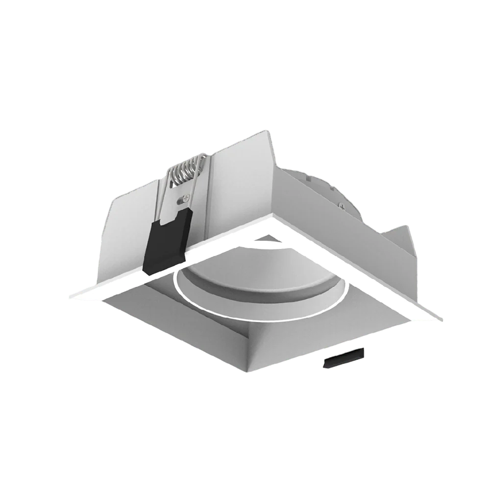 Ultralight Square GU10 Spotlight Frame – Modern Indoor Ceiling Light (BR165)