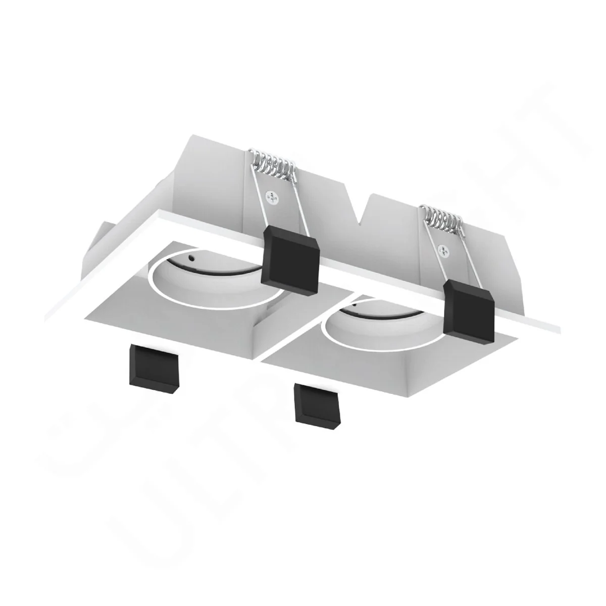 Ultralight Square GU10 Spotlight Frame – Modern Indoor Ceiling Light (BR165) - Image 3