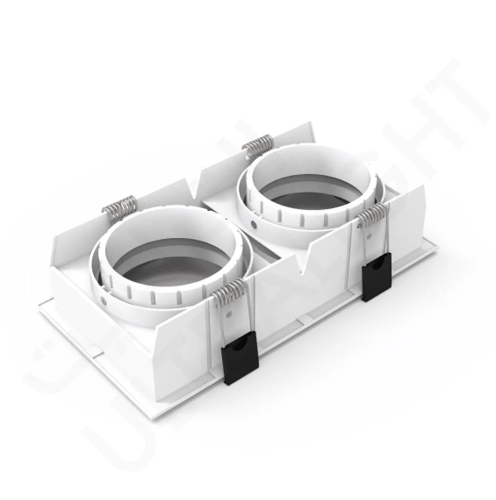 Ultralight Square GU10 Spotlight Frame – Modern Indoor Ceiling Light (BR165) - Image 4