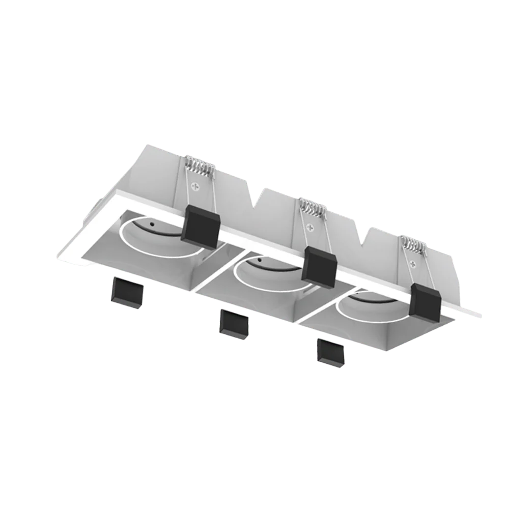Ultralight Square GU10 Spotlight Frame – Modern Indoor Ceiling Light (BR165) - Image 6