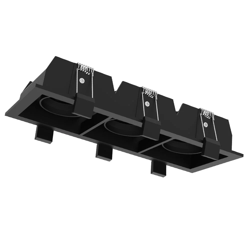 Ultralight Square GU10 Spotlight Frame – Modern Indoor Ceiling Light (BR165) - Image 7