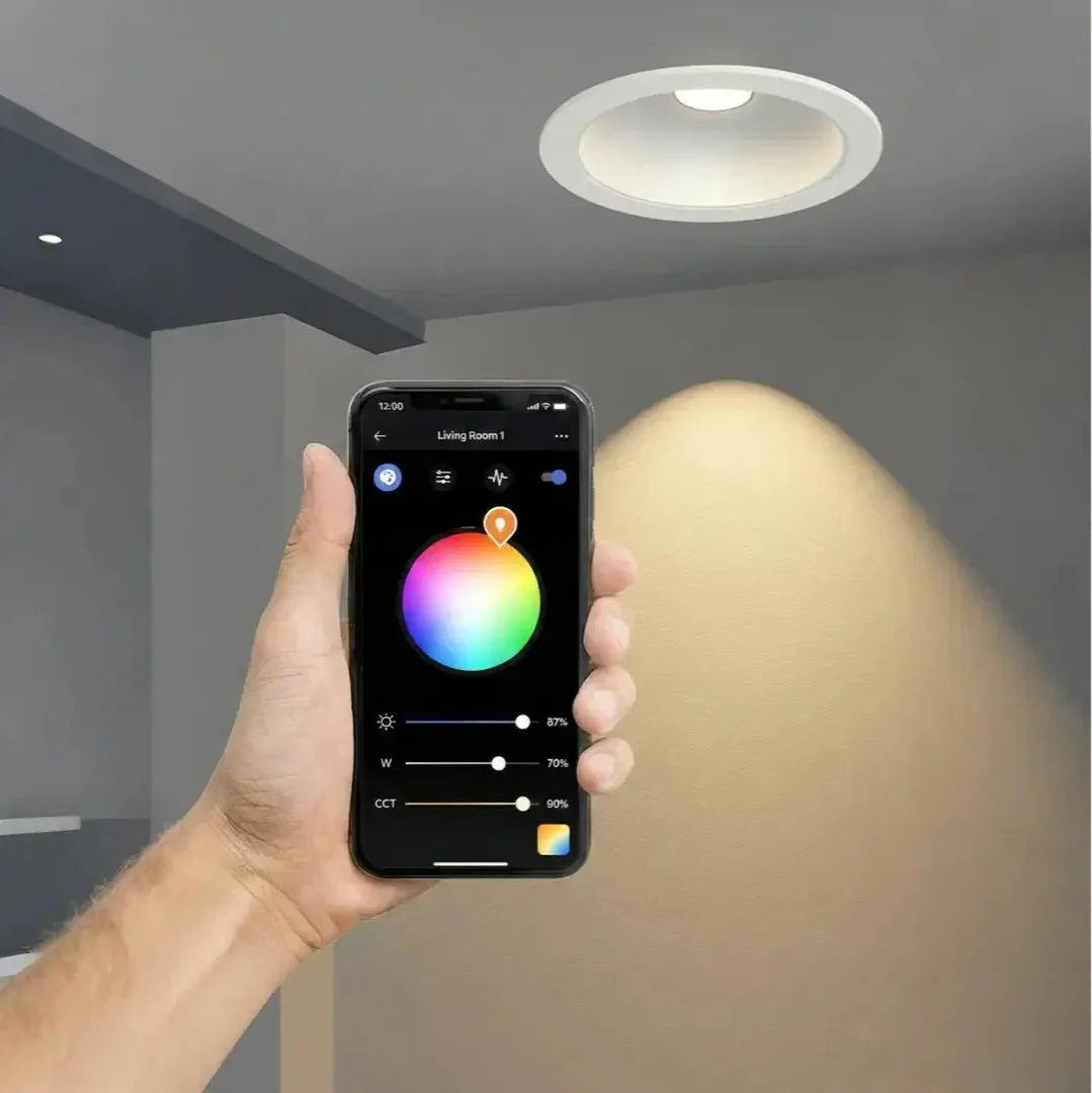 Smart LED Downlight 12W - Mobile App Controlled (BR6819) - Image 3