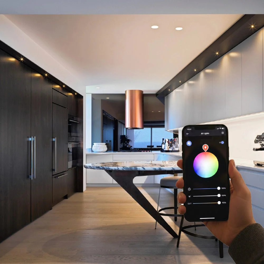 Smart LED Spot Light 5cm 11.5W & Mobile App Controlled (BR3772) - Image 2