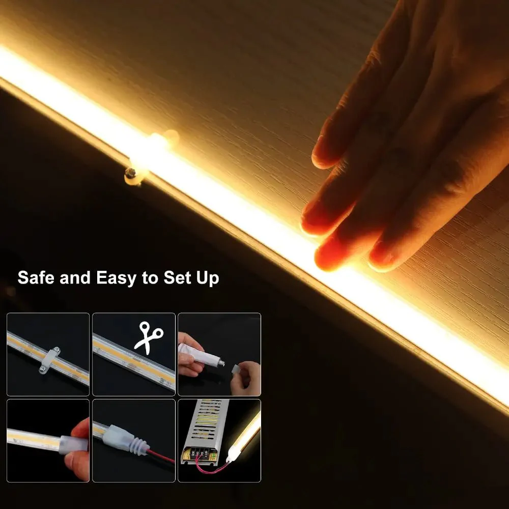 Smart Indoor Strip Light 15M 7W/M - Mobile App Controlled (COB-576P) - Image 5