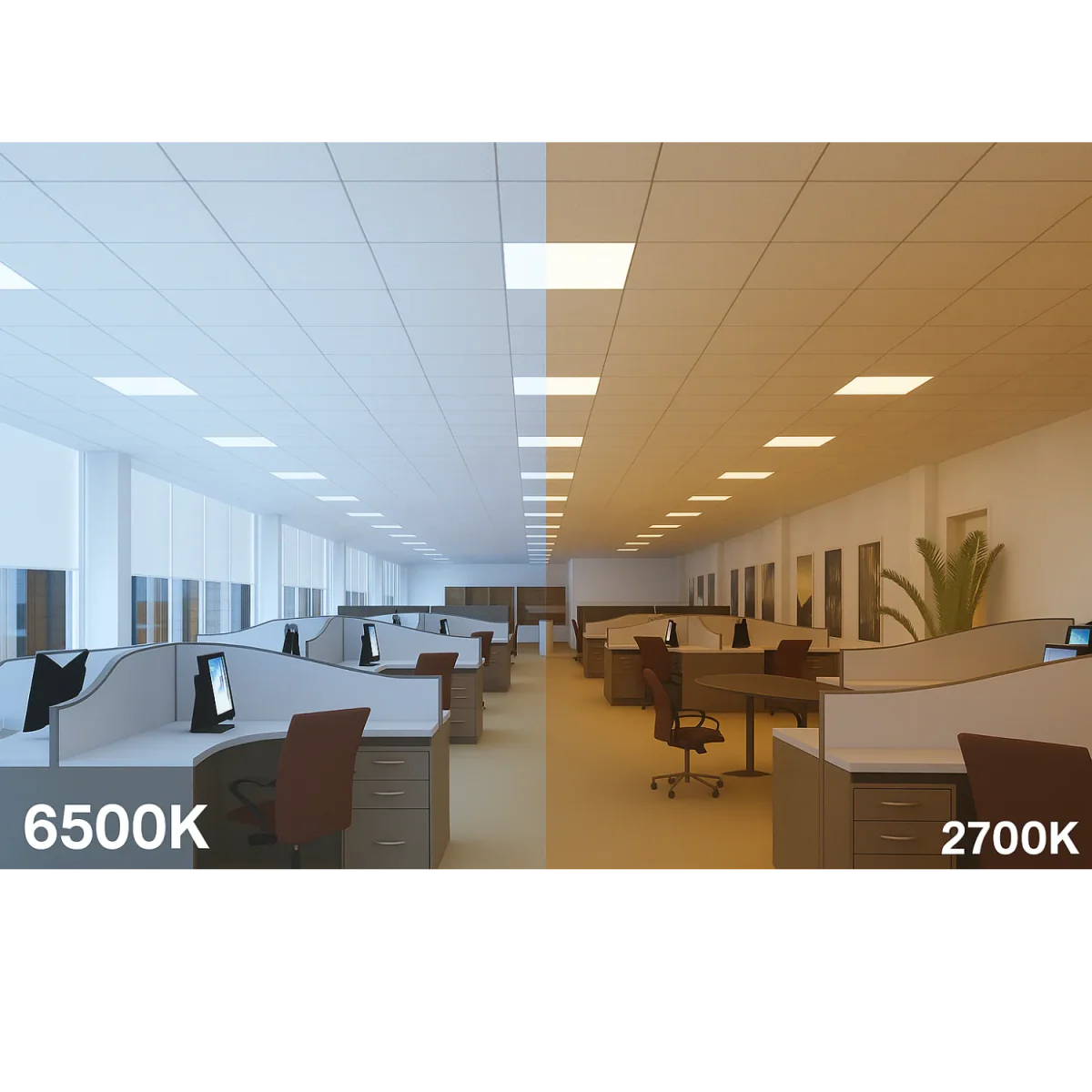 Smart Panel Light 60*60cm 24V 48W & Mobile App Controlled (UTL-RB48W) - Image 8