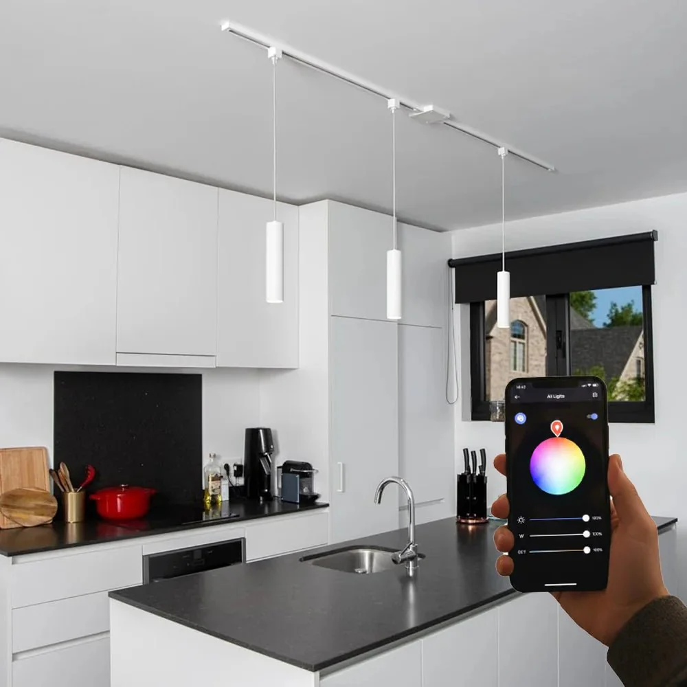 Smart Pendant Magnetic Track Light 2.0 & 3.5 Cm MR16 (BR8088H-MR16) - Image 2