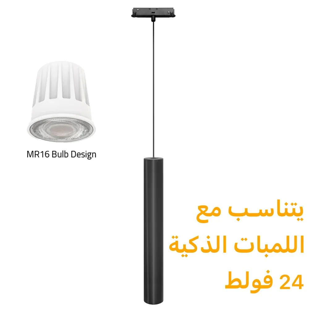 Smart Pendant Magnetic Track Light 2.0 & 3.5 Cm MR16 (BR8088H-MR16) - Image 3