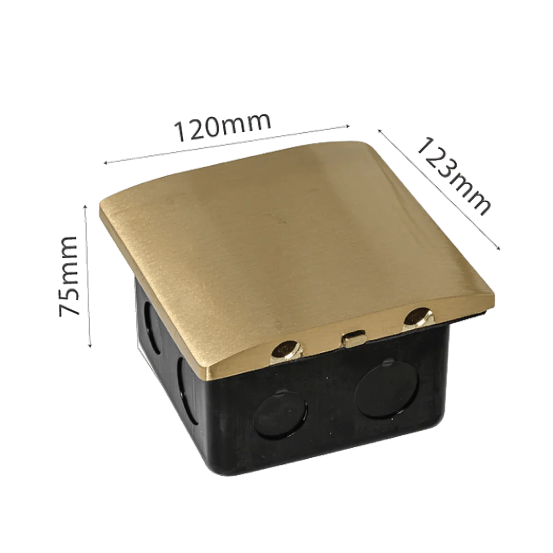 Socket Floor Box (YD-55) – Recessed Aluminum Socket With Single Switch, IP44 - Image 5