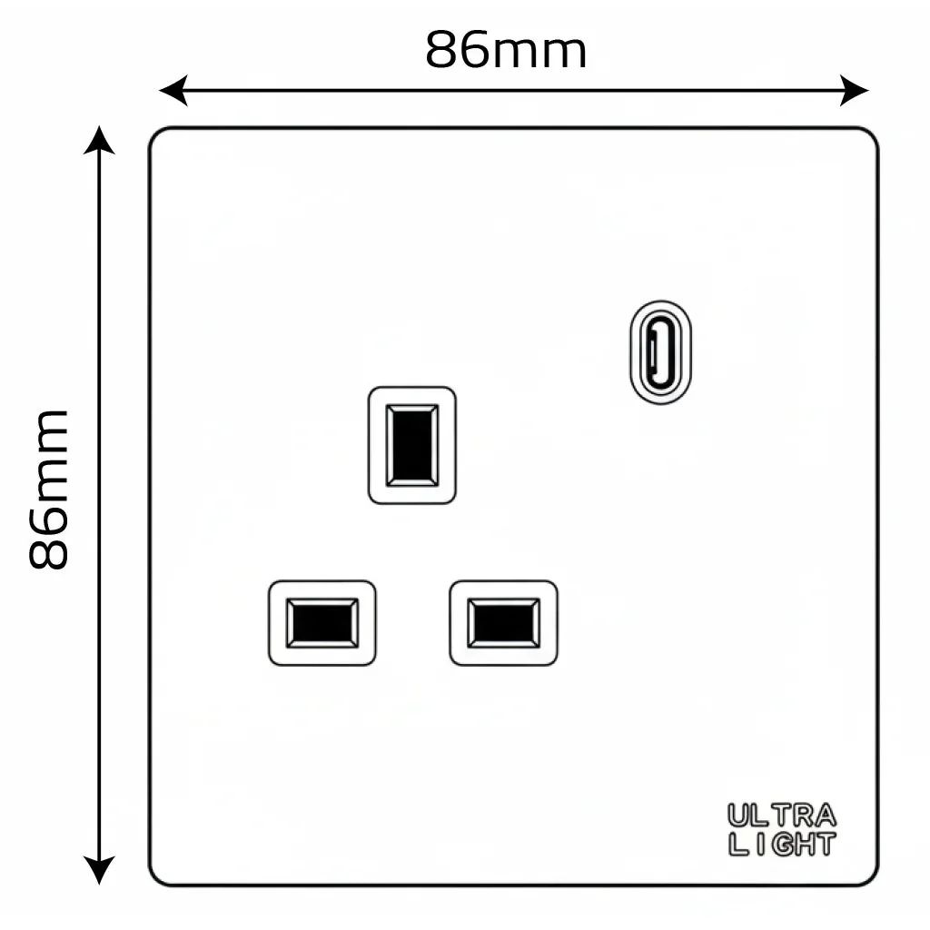 Ultralight Dune Socket with Type-C Port (B12-058) - Image 10