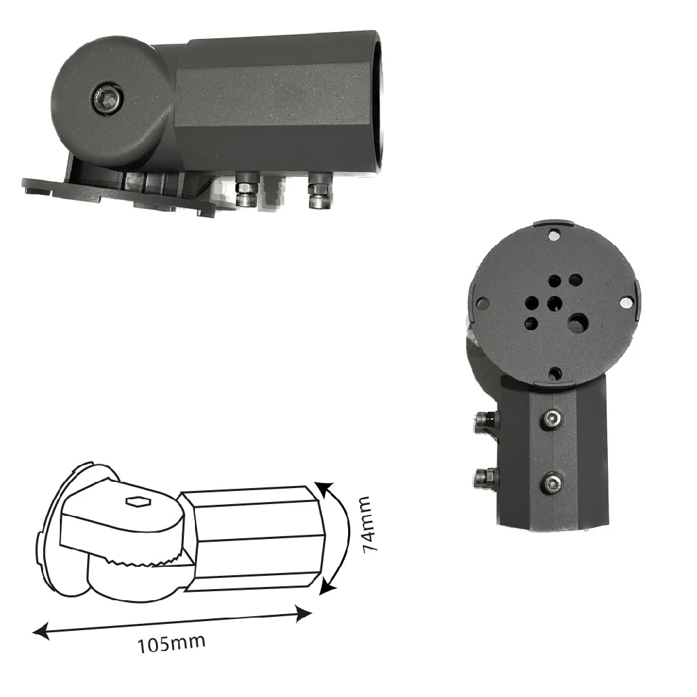 Ultralight Solar-Powered Dimmable Street Light 40W (TK05-40) - Image 7