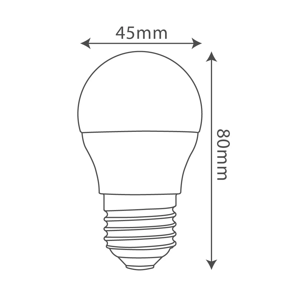Ultralight Spherical Opal Bulb E27 Base (YTG45E2) - Image 6