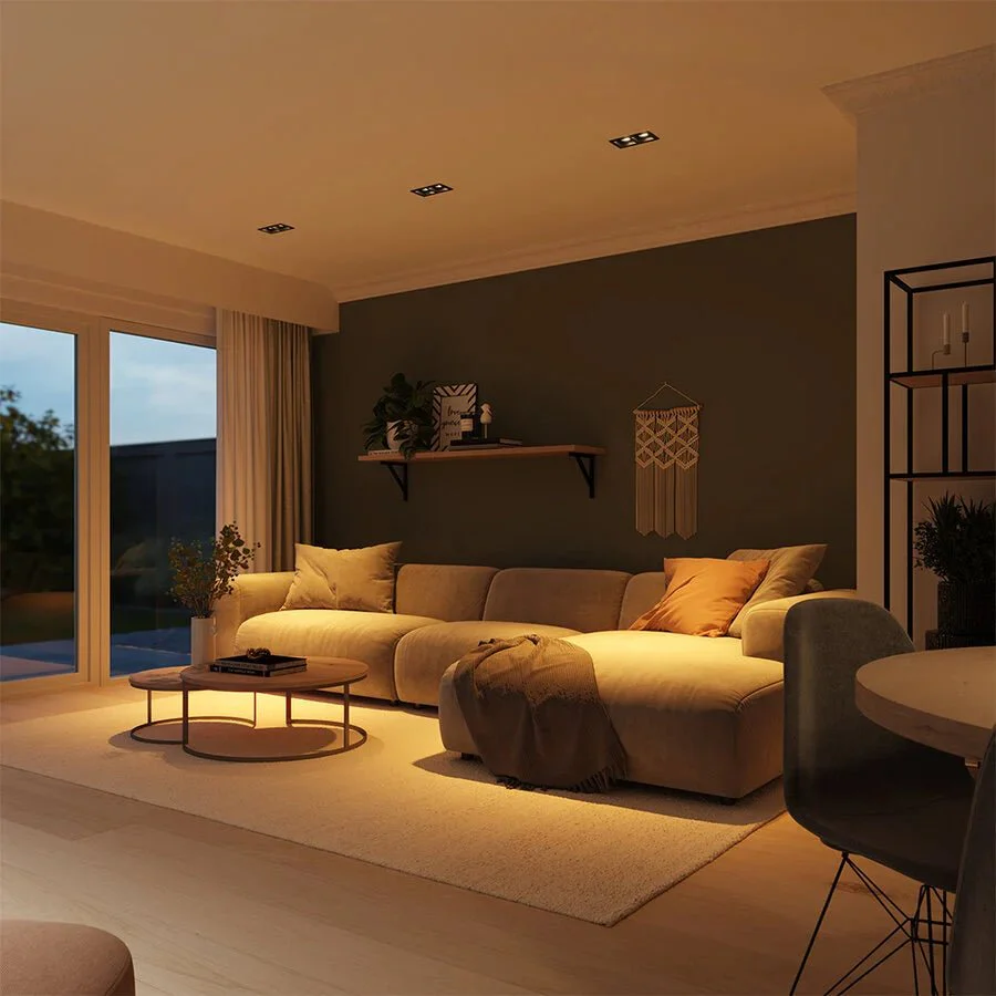 SPOT LIGHT FRAME Square 14cm (BA307-SQ) – Anti-Glare – AR111 Base – Elegant Indoor Lighting - Image 3