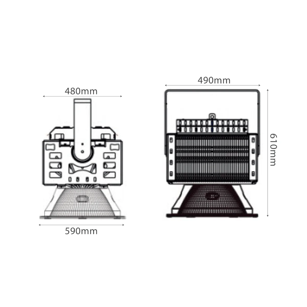 Ultralight Stadium Outdoor LED Floodlight (WL-FL) - Image 5