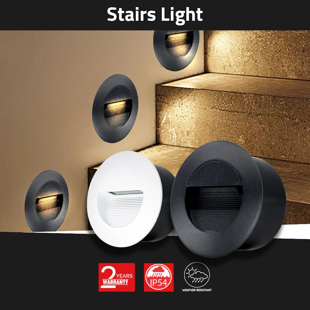 Ultralight Stair Light 3W IP54 & Osram LED (BD-690) - Image 3