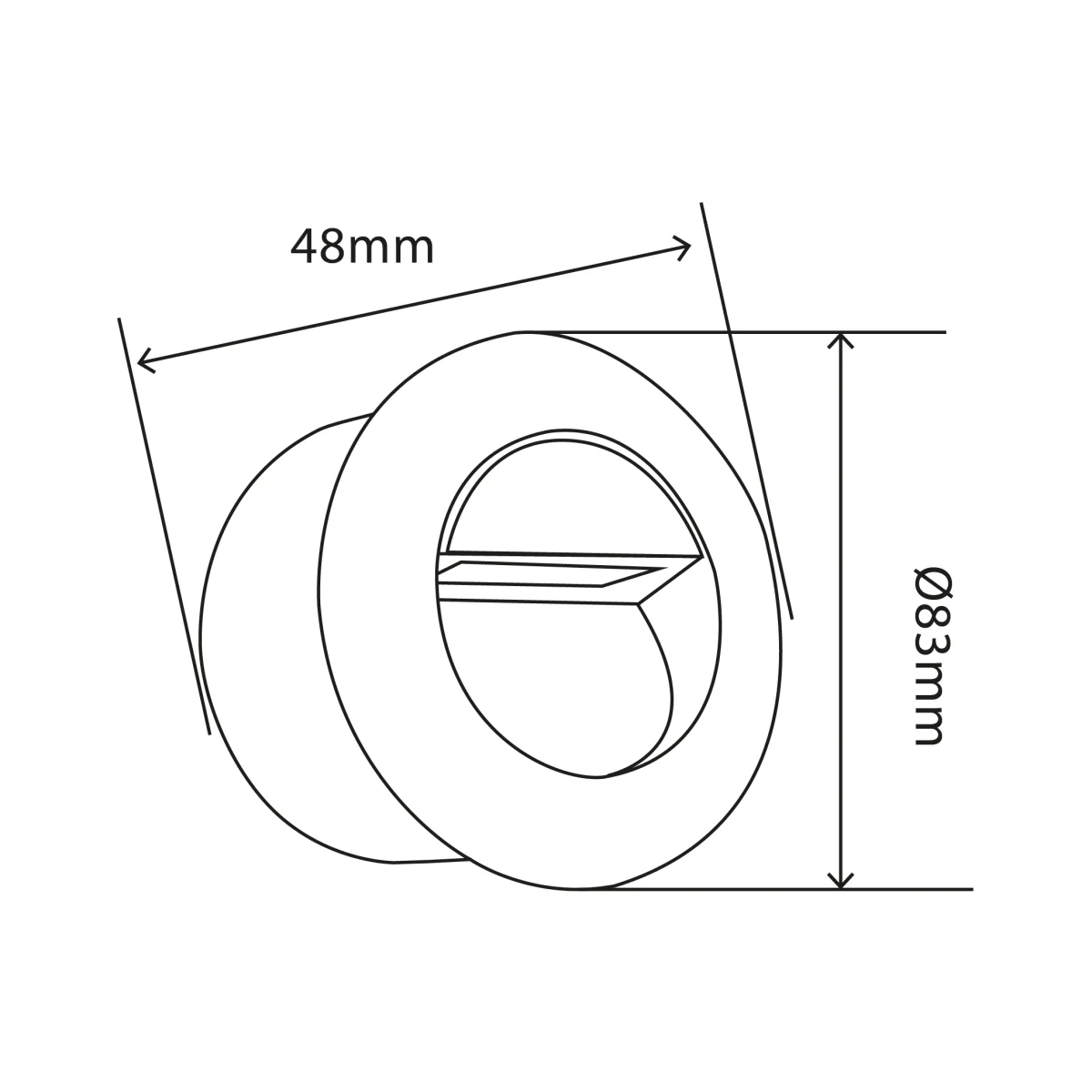Ultralight Stair Light 3W IP54 & Osram LED (BD-690) - Image 6
