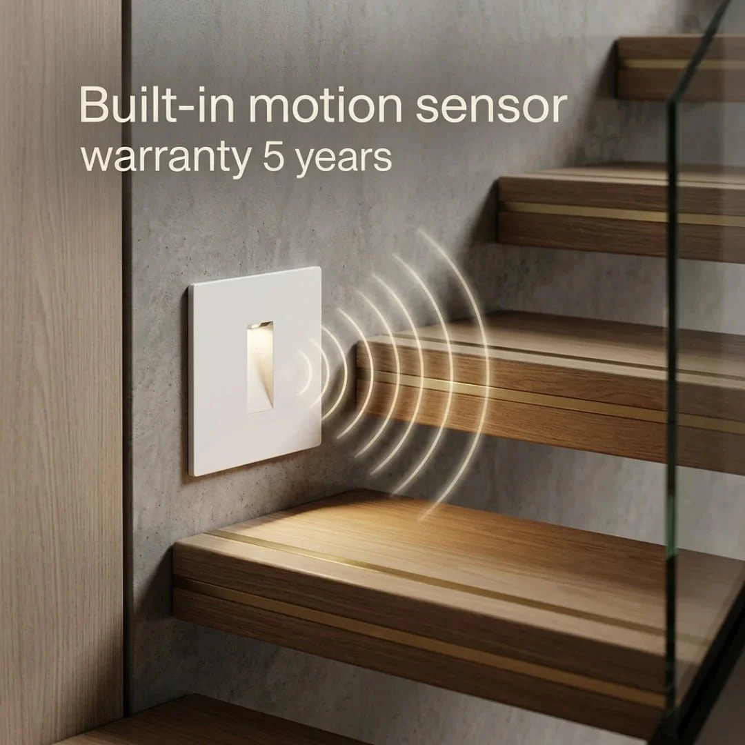 Ultralight Motion Sensor Stair Light 1W With Warm Light (HELOS2) - Image 3