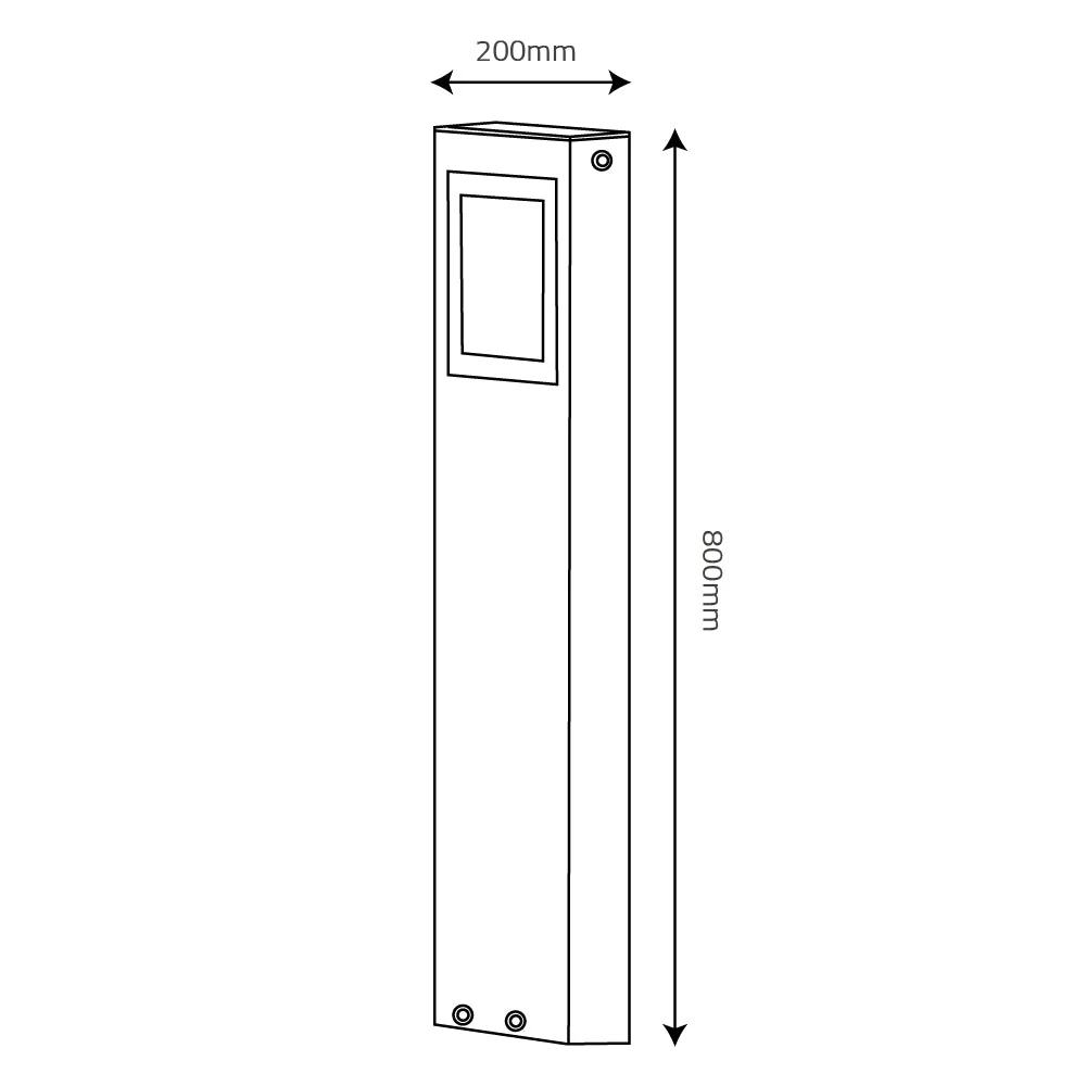 Ultralight LED Outdoor Bollard Light (BD2580) - Image 5