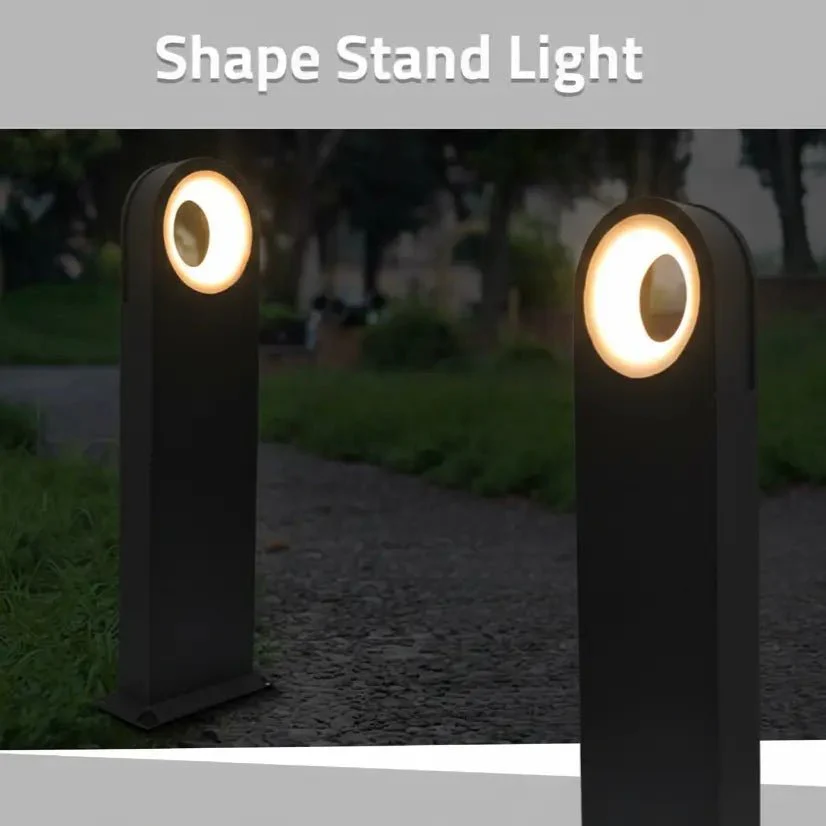 Ultralight Outdoor Bollard Light for Gardens 12W (107Y-A) - Image 3