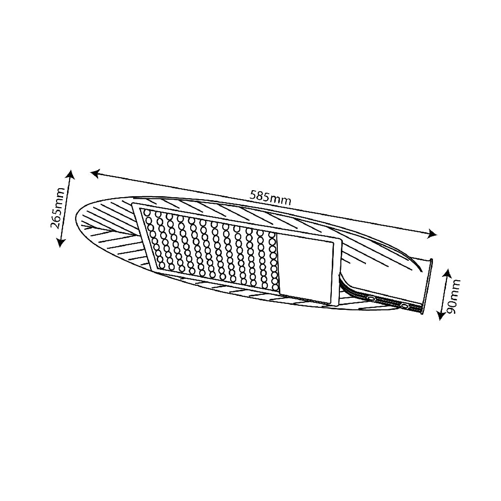 Ultralight Street Light 150W IP65 (G012EI) - Image 4