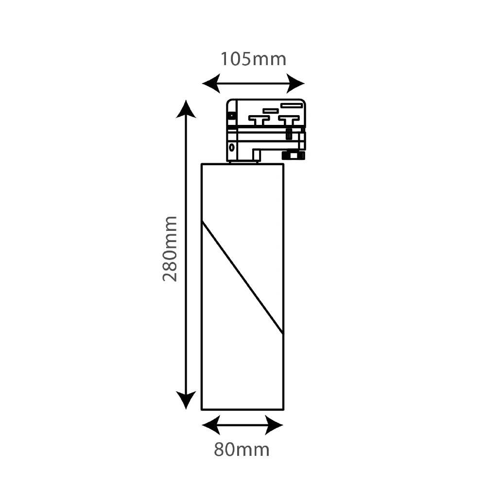 Ultralight Track Light 24W (BR8063) - Image 3