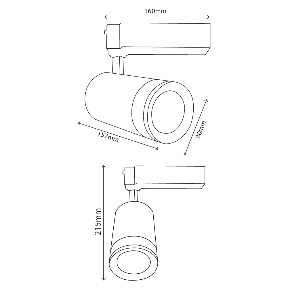 Ultralight Modern Magnetic Track Light 30W (BR8108) - Image 4