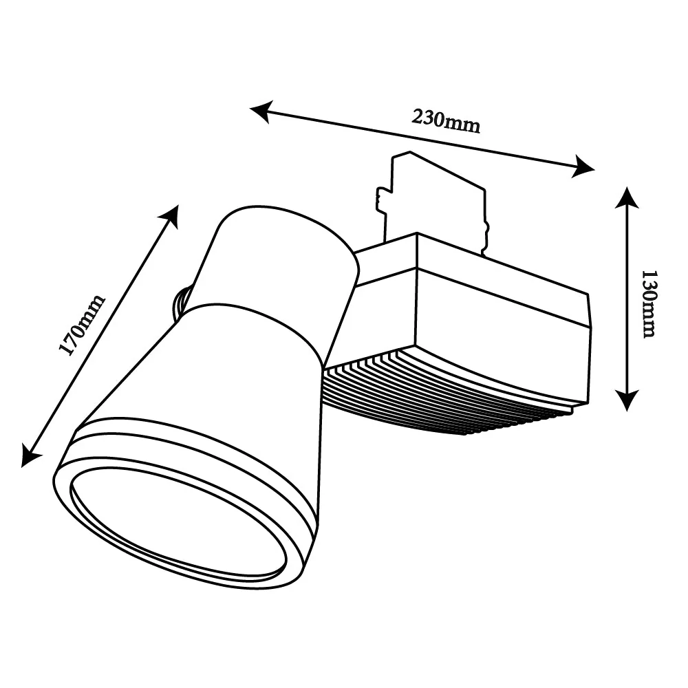 Ultralight Modern LED Track Lighting Frame (TK-B5109N) - Image 3