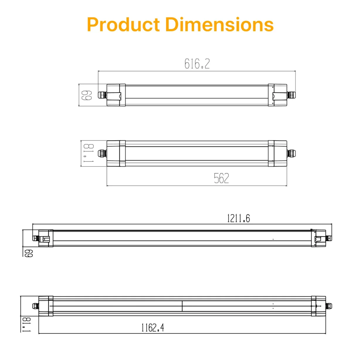 Tri-Proof Linkable Batten Light (TP05) - Image 5