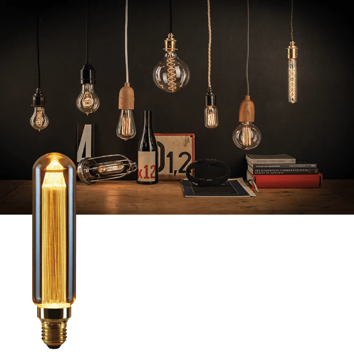 Ultralight Tubular Filament Bulb E27 Base (DT45) - Image 5