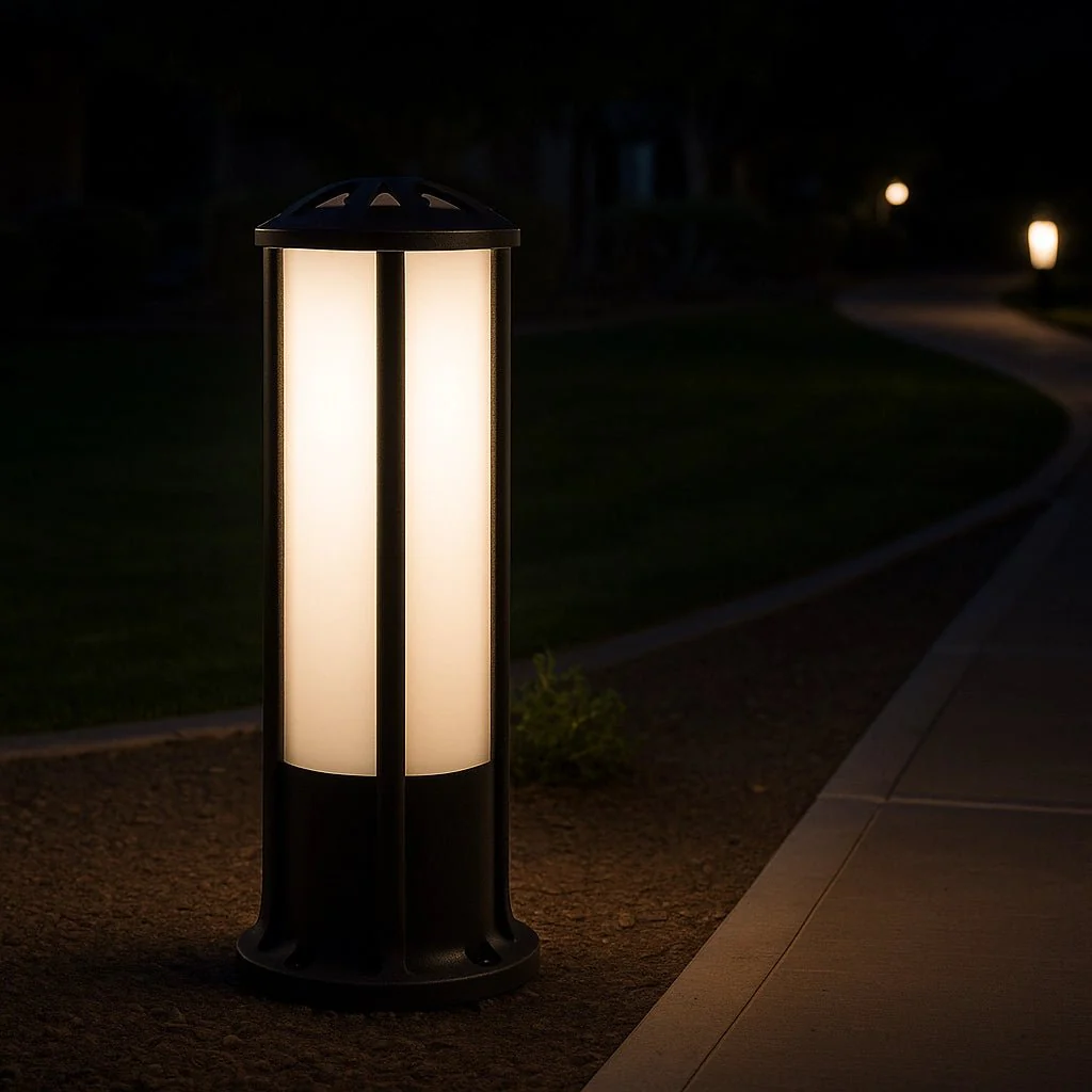 Ultra Light 30W LED Post Light IP65 – 360° Outdoor Decorative Lighting (FYL0019) - Image 3