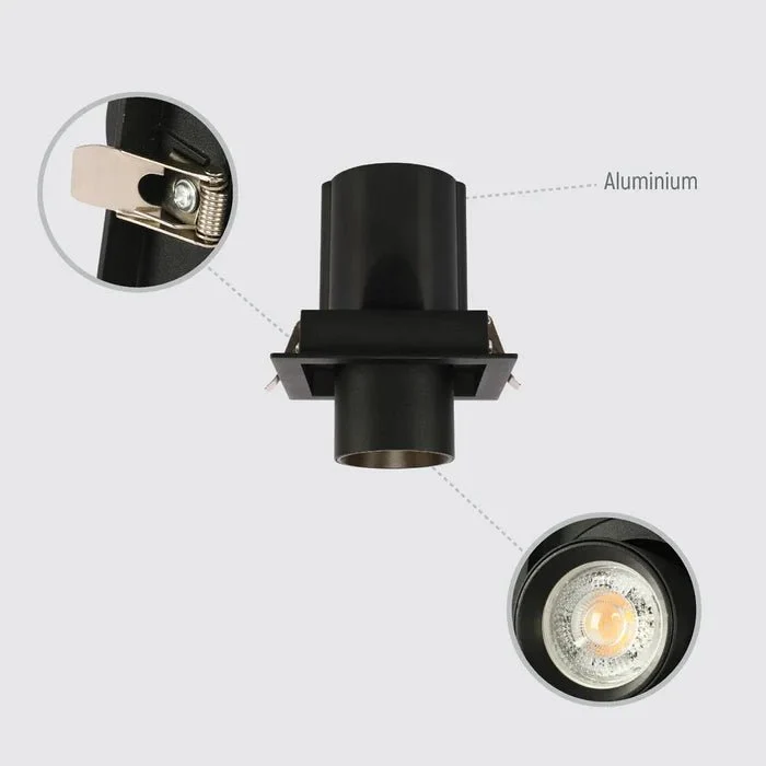 Ultra Light 360° LED Downlight for Modern Indoor Lighting (WL-DL6295SQ) - Image 4