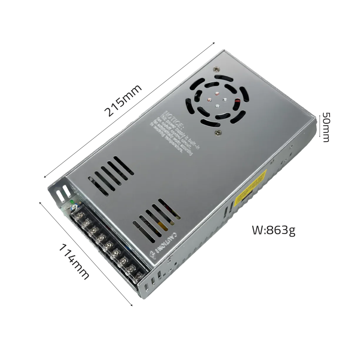Ultra Light 600W 24V Power Supply (P600W24V) - Image 2