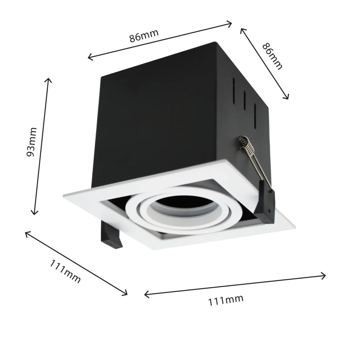 Ultra Light Adjustable Spot Light Frame - GU10 (BR6720) - Image 12