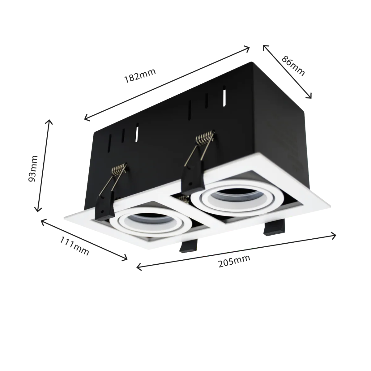 Ultra Light Adjustable Spot Light Frame - GU10 (BR6720) - Image 13