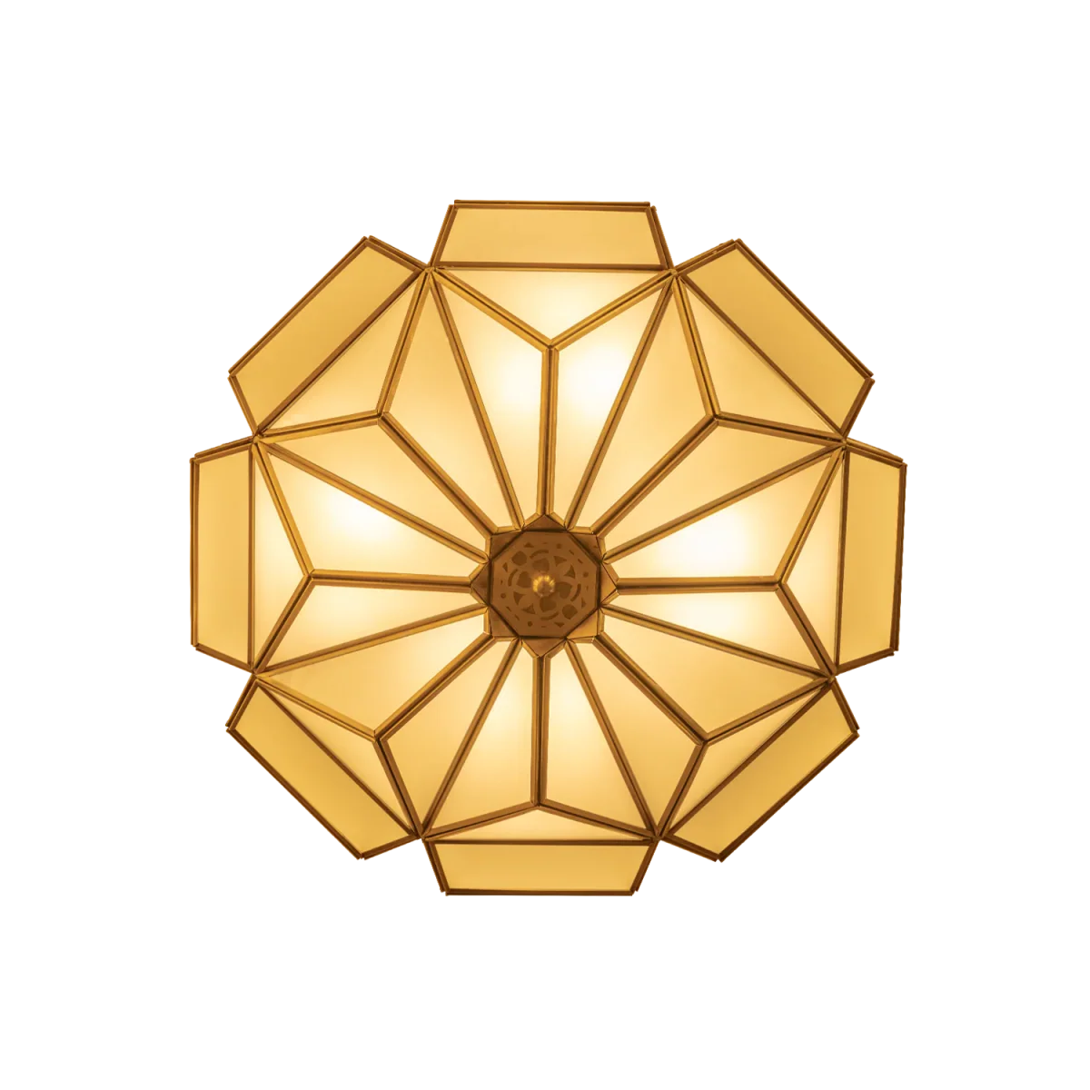 Ultra Light E27 Copper Surface Mounted Light – Arabic Luxury (X02) - Image 8