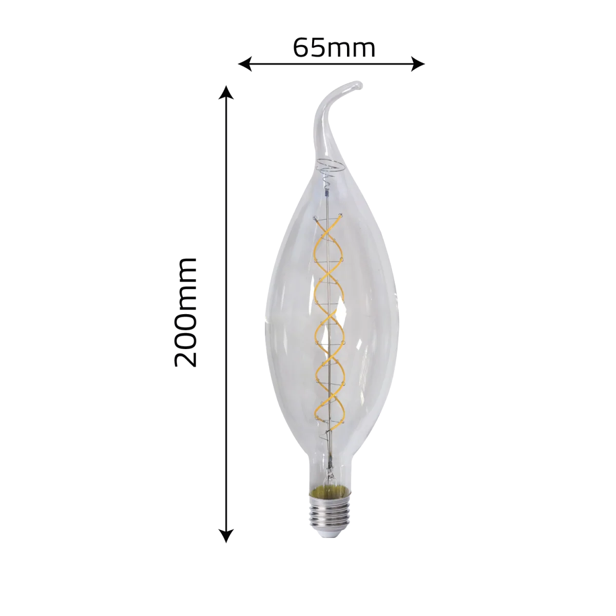 Ultra Light LED Filament Bulb – E40 Warm Decorative Lighting (WL-BLC125) - Image 8
