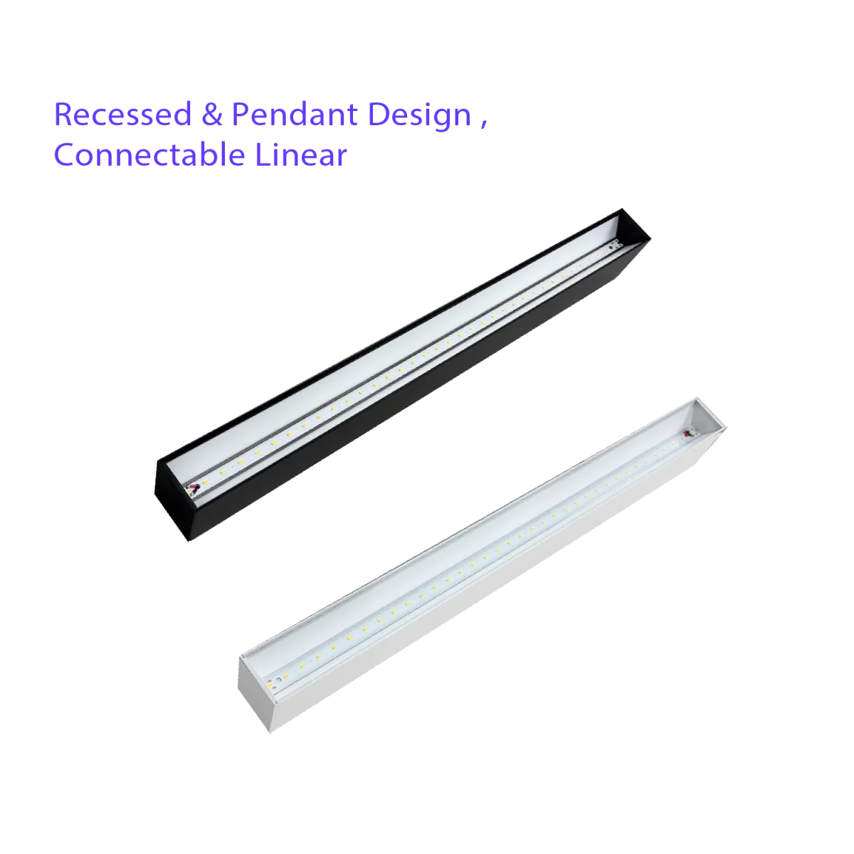 Ultralight Connectable Recessed & Pendant Linear Light (BR5124) - Image 11