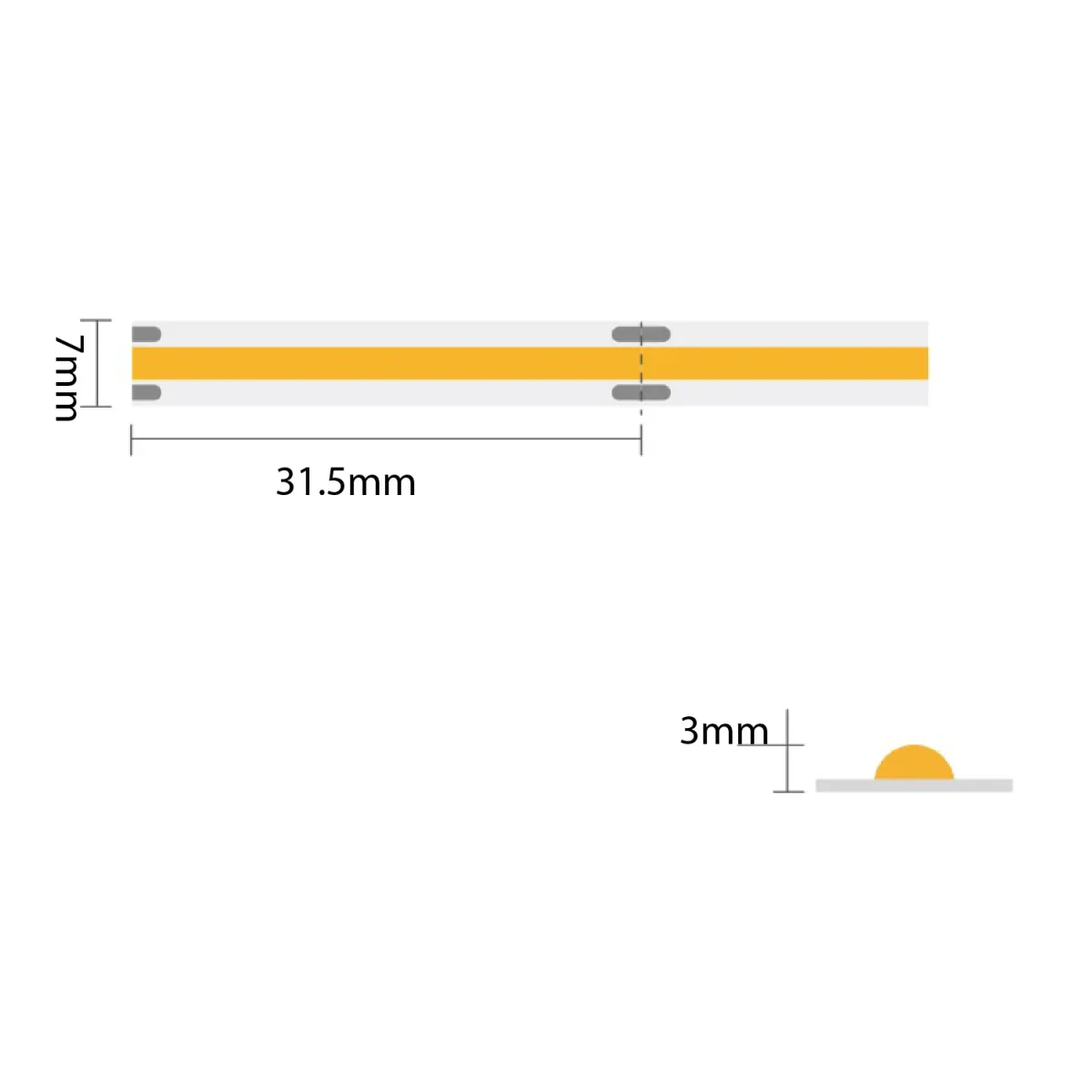 Ultra Light COB LED Strip Light - 15m - High CRI >90 (COB-384P) - Image 6