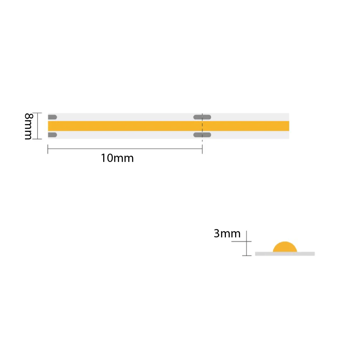 Ultra Light COB LED Strip Light - High CRI 90+ - 5 Meter Length (COB-400P) - Image 12