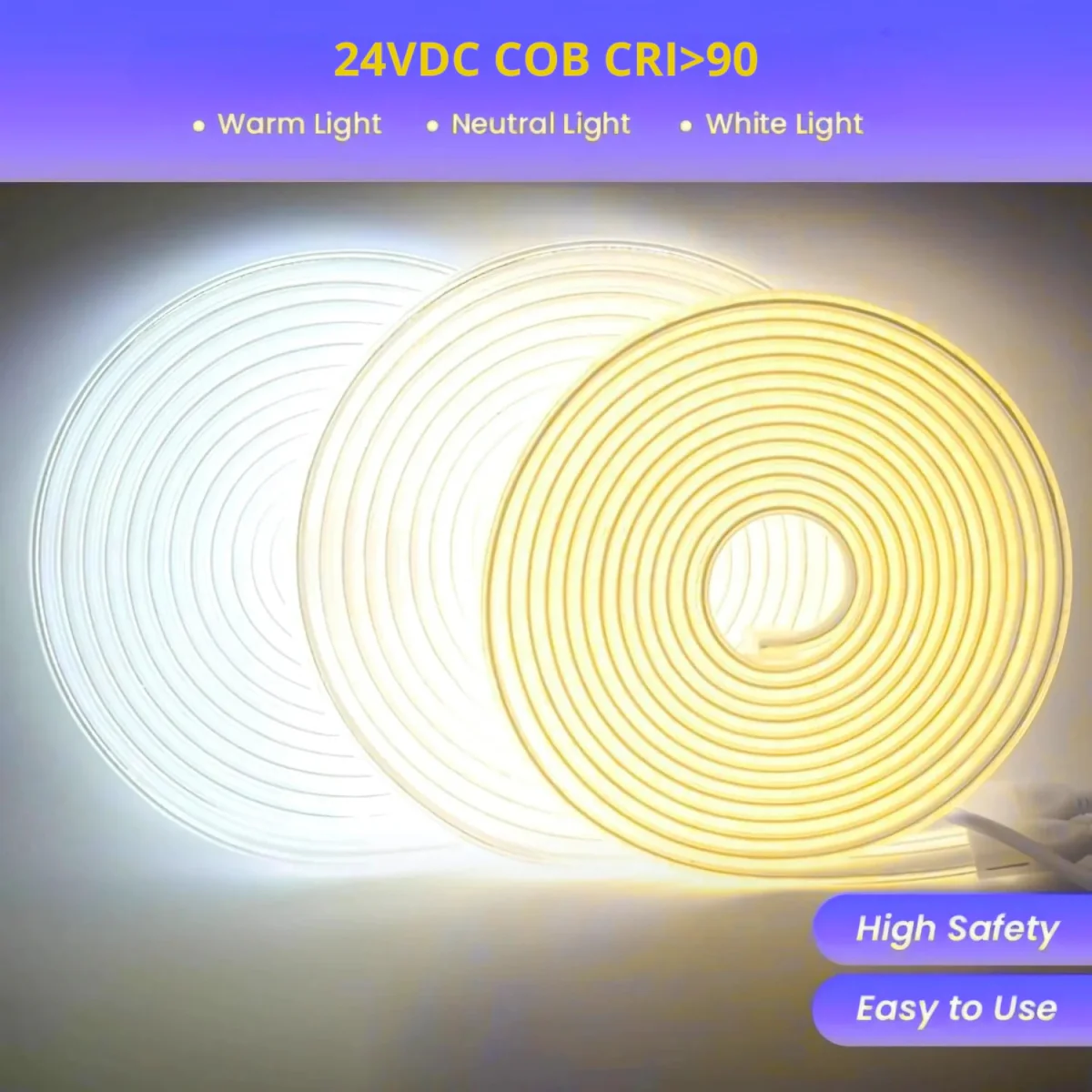 Ultra Light COB LED Strip Light - High CRI 90+ - 5 Meter Length (COB-400P) - Image 9