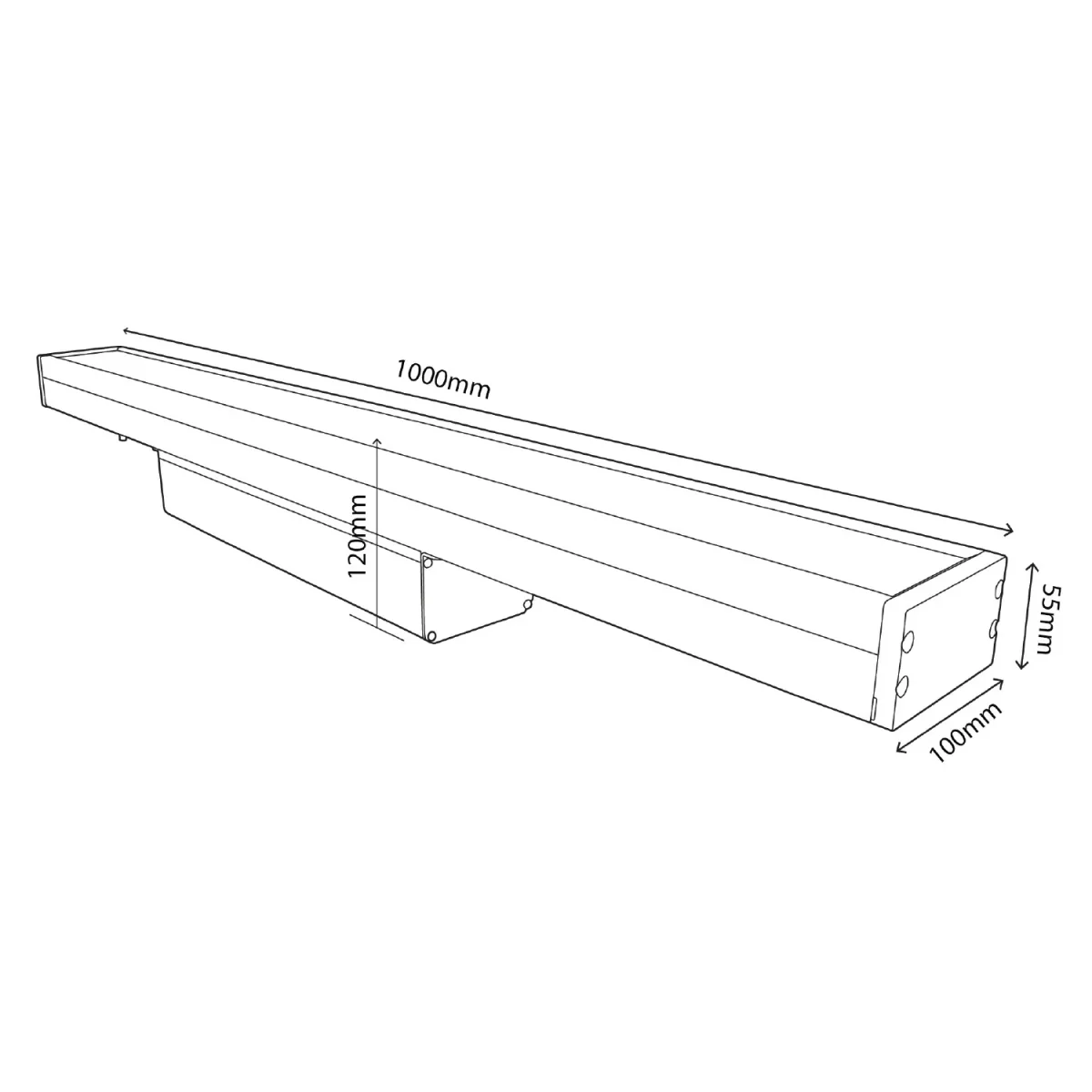 Ultra Light LED Wall Washer (YL6726) – 150W Outdoor Light & IP65 Waterproof Rating - Image 5