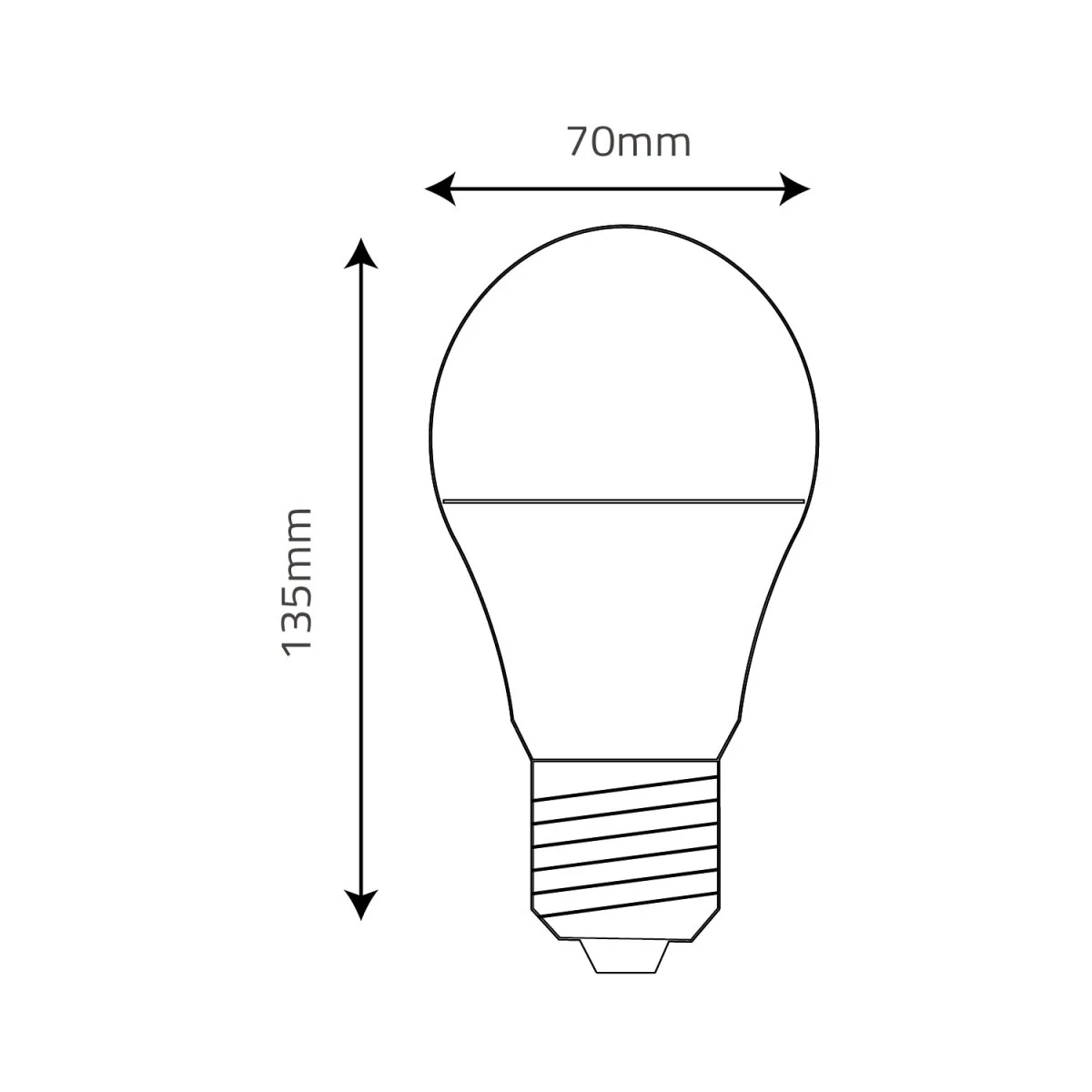 Ultralight 18W Bulb E27 Base (UTL-M18) - Image 2