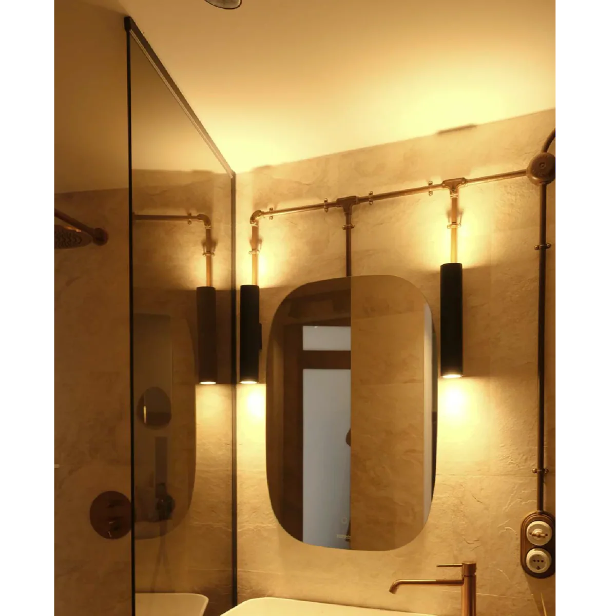 Ultralight Bi-Directional Black Wall Sconce (YJ2013/2) - Image 6